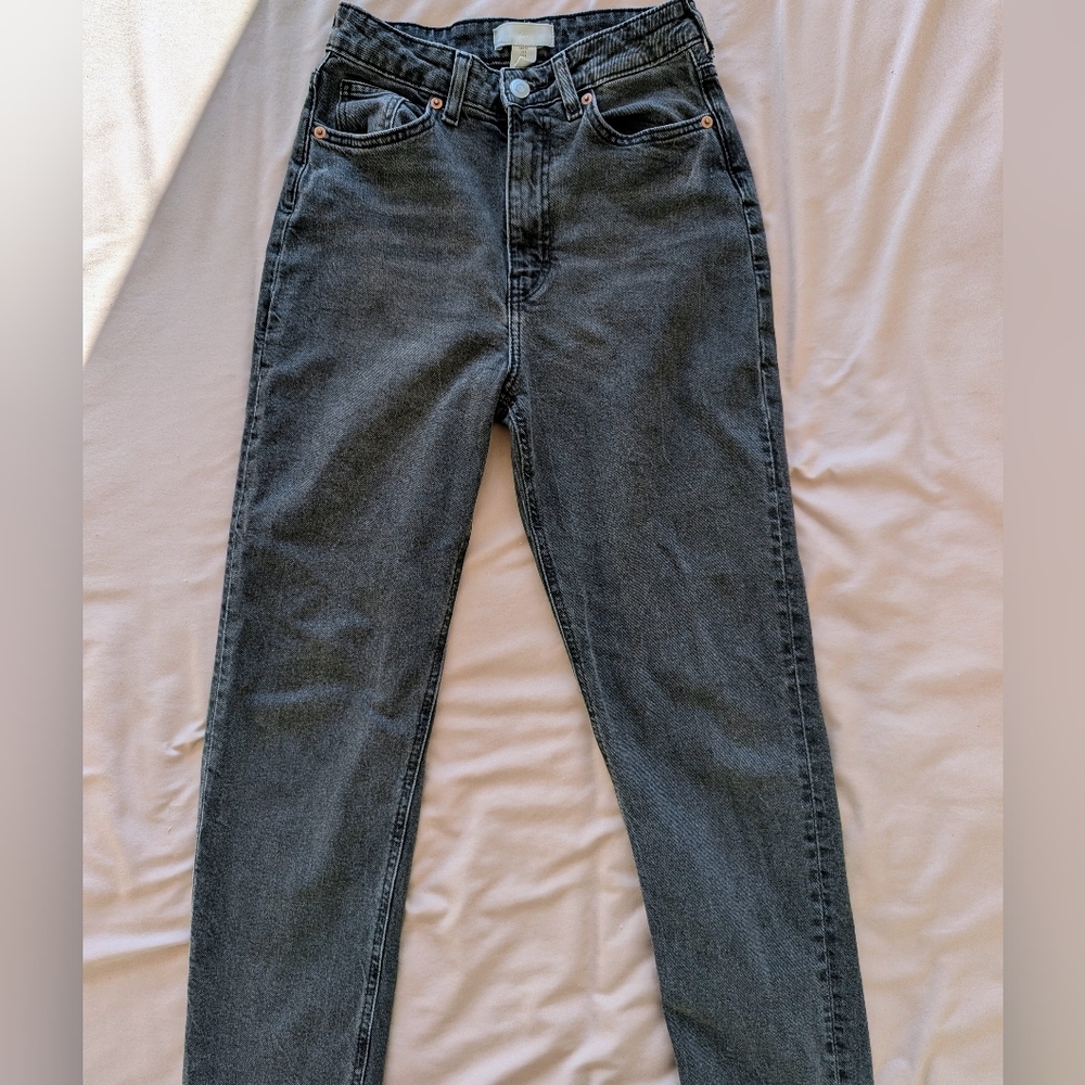 High Rise Straight Leg Jeans
